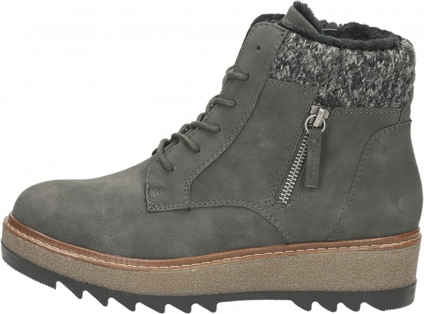 Venturini Milano Stiefelette Lederimitat Dunkelgrau