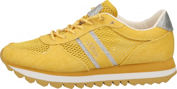 s.Oliver Sneaker Textil Gelb