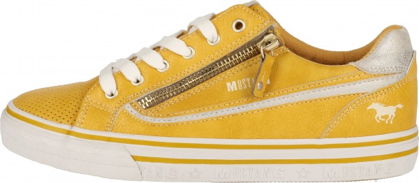 Mustang Sneaker Lederimitat/Textil Gelb