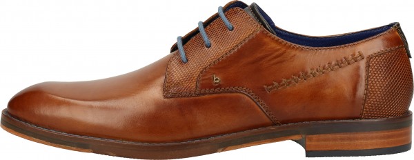 Bugatti Businessschuhe Glattleder Cognac