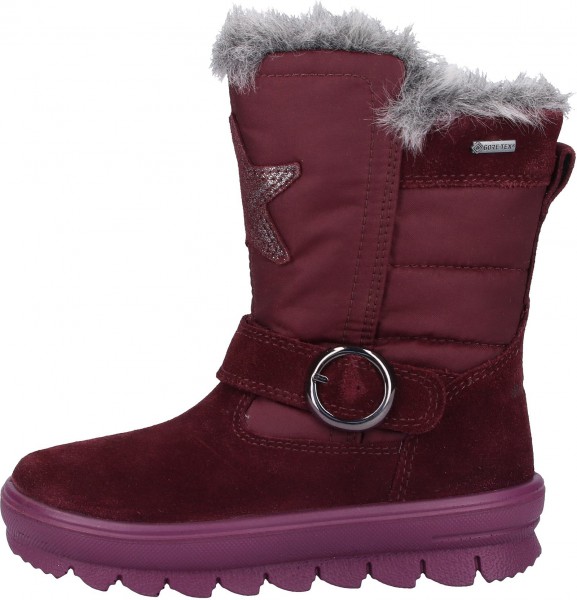 Superfit Stiefel Velourleder/Textil Rot