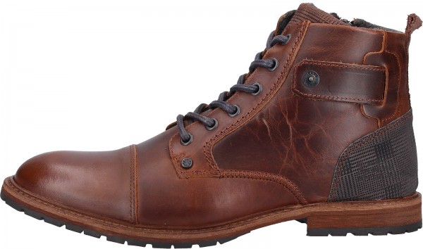 Bullboxer Stiefelette Leder Braun