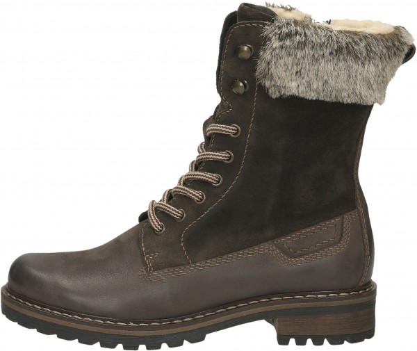Young Spirit Stiefel Leder Dunkelbraun Warmfutter
