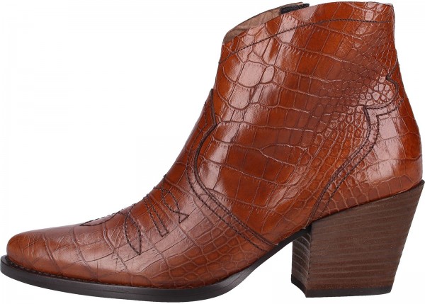 Paul Green Stiefelette Leder Mittelbraun