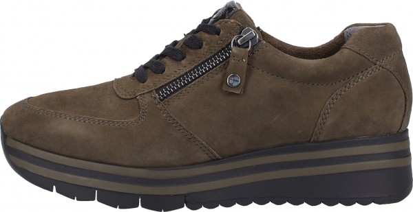 Tamaris Sneaker Velourleder/Textil Olive