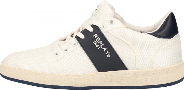 Replay Sneaker Textil Weiß/Blau
