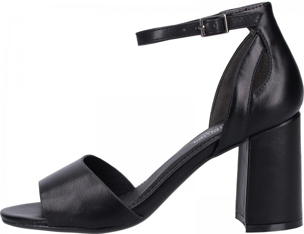 s.Oliver BLACK LABEL Sandalen Lederimitat Schwarz