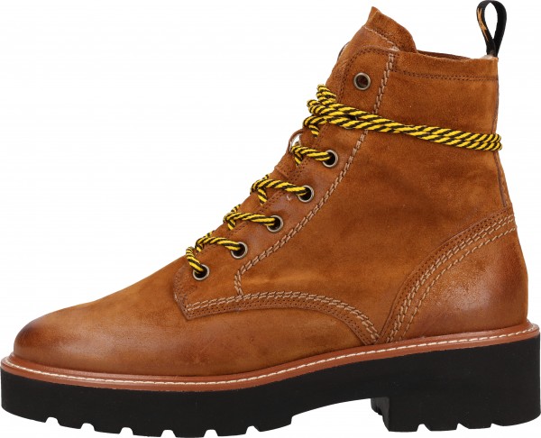Paul Green Stiefelette Leder Mittelbraun
