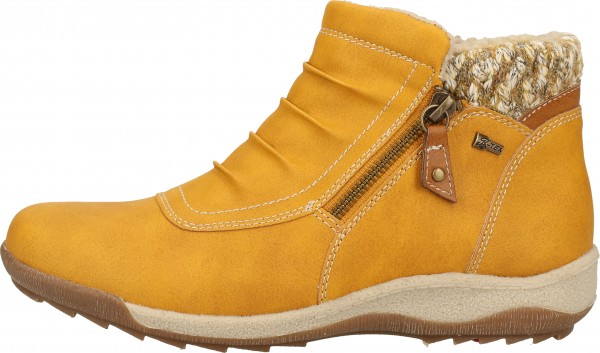Relife Stiefelette Lederimitat/Textil Gelb Warmfutter