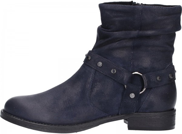 SPM Stiefelette Leder Navy