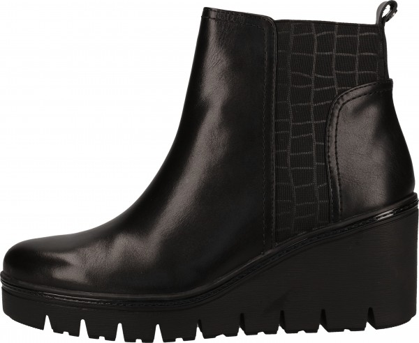 Tamaris Stiefelette Leder/Synthetik Schwarz