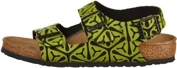 Birkenstock Milano Kids Sandalen Mikrofaser Seaweed Black Green