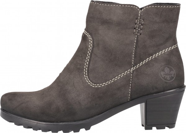 Rieker Stiefelette Lederimitat Anthrazit