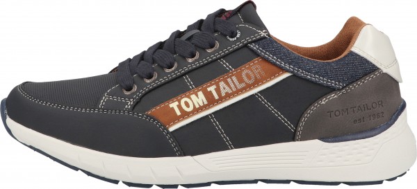Tom Tailor Sneaker Lederimitat/Textil Navy