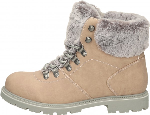 Young Spirit Stiefelette Lederimitat Rosa