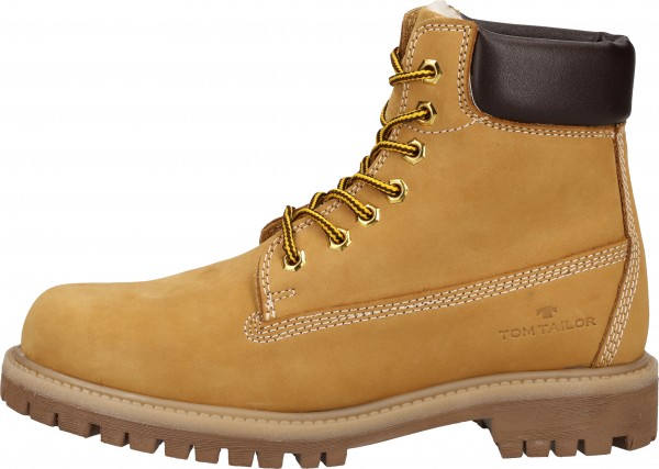 Tom Tailor Stiefelette Leder Camel