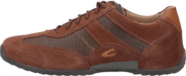 camel active Sneaker Leder/Textil Dunkelbraun