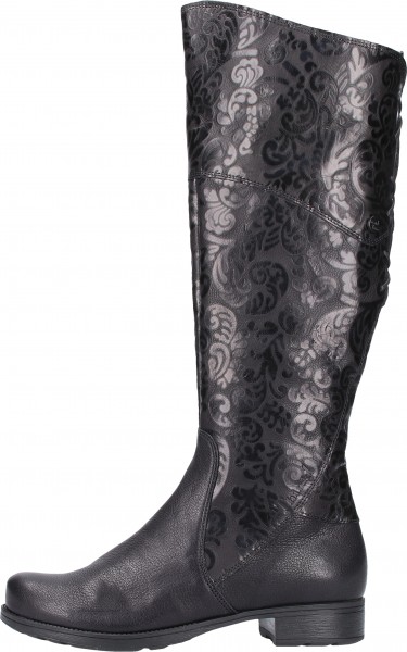 Think! Stiefel Leder Schwarz