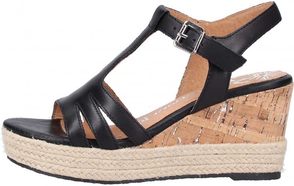 Marco Tozzi Sandalen Leder Schwarz