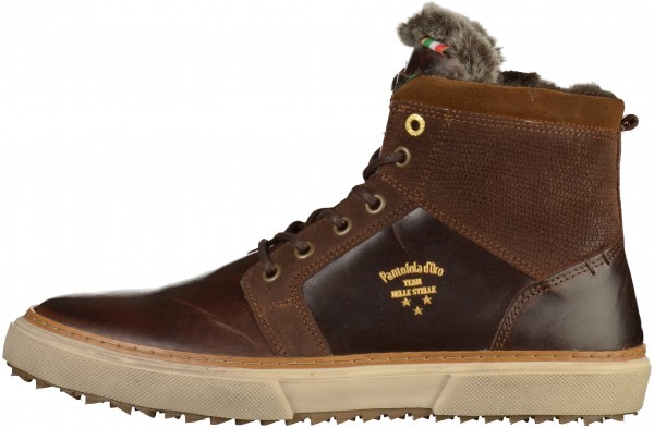 Pantofola d Oro Sneaker Leder Dunkelbraun Warmfutter
