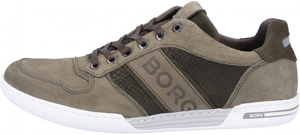 Björn Borg Sneaker Nubukleder Olive