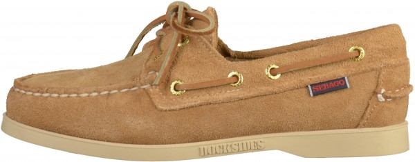 Sebago Halbschuhe Veloursleder Beige