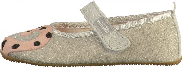 Living Kitzbühel Hausschuhe Leder/Textil Grau