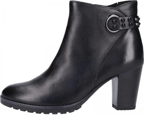 Caprice Stiefelette Nappaleder Schwarz