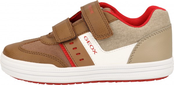 Geox Sneaker Lederimitat/Textil Taupe