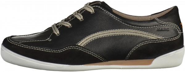 Marc Shoes Halbschuhe Leder Schwarz