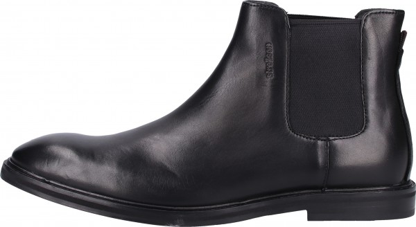 Strellson Stiefelette Leder Schwarz