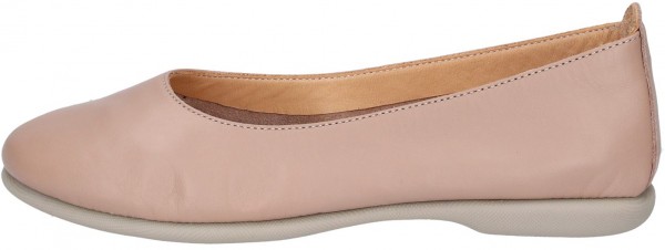 Darkwood Ballerinas Nappaleder Hellbraun