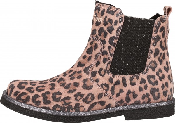 s.Oliver Stiefelette Leder Rosa