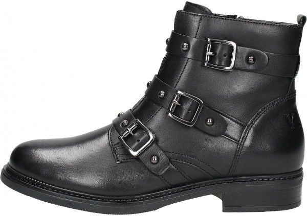 Venturini Milano Stiefelette Leder Schwarz