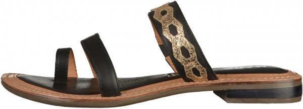 Marc Shoes Pantoletten Leder Schwarz