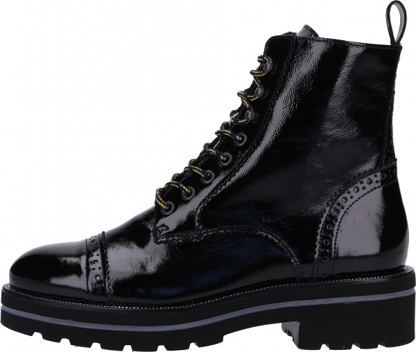Paul Green Stiefelette Leder Schwarz