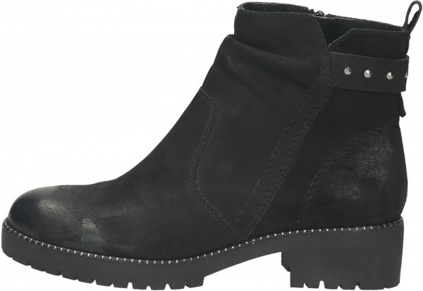 Venturini Milano Stiefelette Leder Schwarz