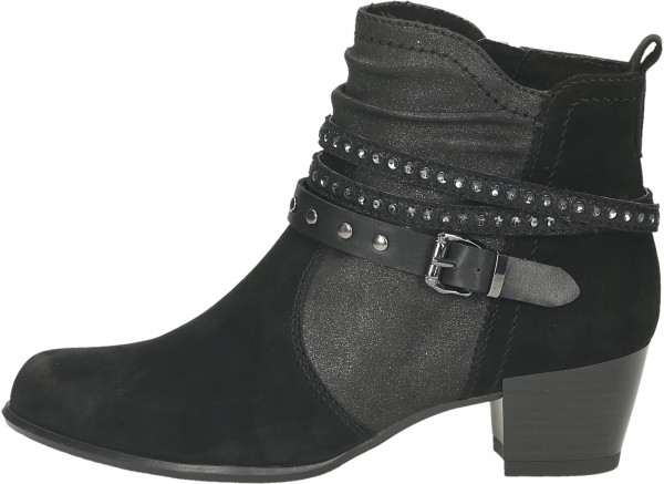 Venturini Milano Stiefelette Leder Schwarz