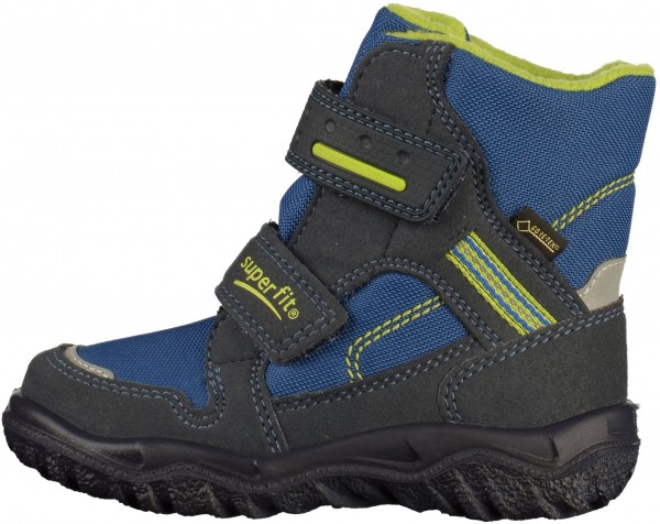 Superfit Stiefelette Textil Blau Warmfutter