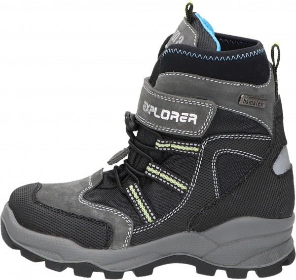 Bama Teens Stiefelette Lederimitat Schwarz
