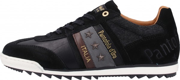 Pantofola d Oro Sneaker Leder Schwarz