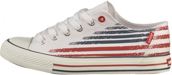 Levis Sneaker Canvas Weiß