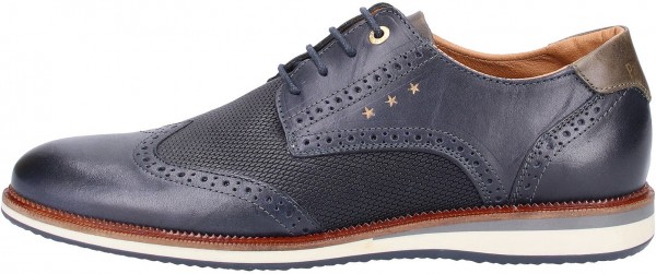 Pantofola d Oro Halbschuhe Leder Dunkelblau