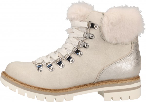 Marco Tozzi Stiefelette Lederimitat/Textil Ice