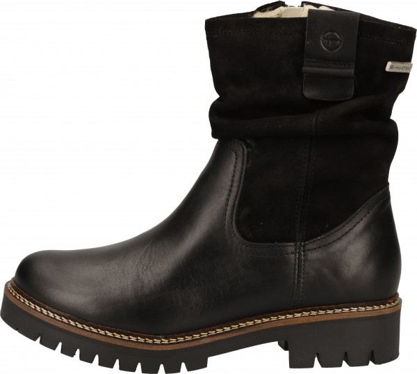 Tamaris Stiefelette Leder Schwarz