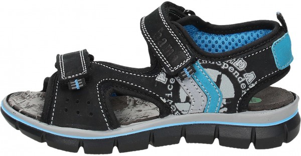 Bama Teens Sandalen Leder Schwarz