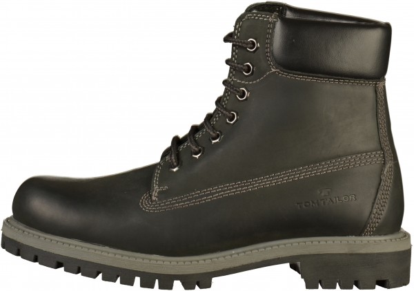 Tom Tailor Stiefelette Leder Schwarz Warmfutter