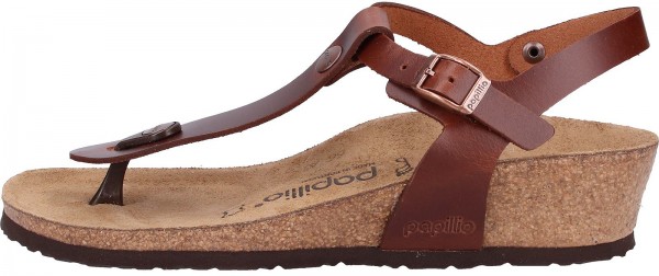 Papillio Ashley Sandalen Naturleder Cognac