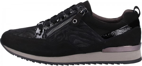 Caprice Sneaker Leder Schwarz/Weiß