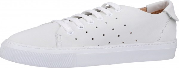 Darkwood Sneaker Nubukleder Weiß